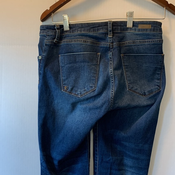 Kut From The Kloth Crop Straight Leg Women’s Blue Jeans Size 6 - Picture 10 of 11